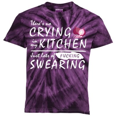 There Is No Crying In My Kitchen Kids Tie-Dye T-Shirt