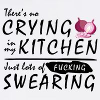 There Is No Crying In My Kitchen Garment-Dyed Sweatshirt