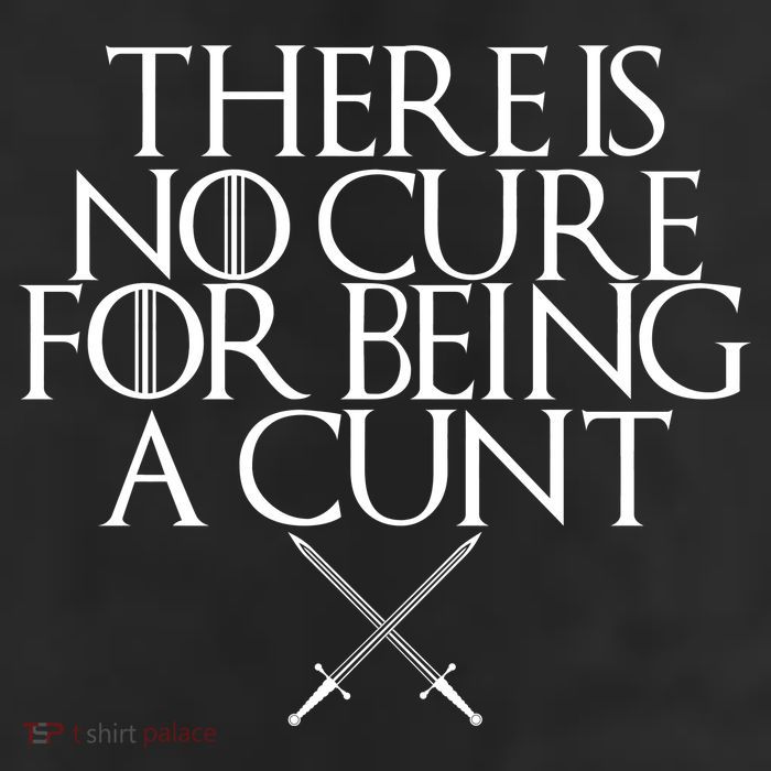 There Is No Cure For Being A Cunt 25L Jumbo Tote