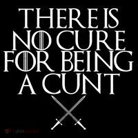 There Is No Cure For Being A Cunt Zip Tote Bag