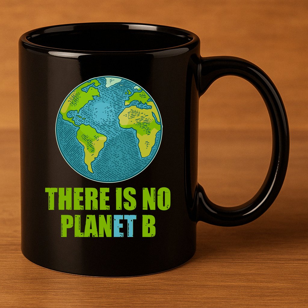 There is No Plan B Celebrate Earth Day 11oz C Handle Ceramic Mug