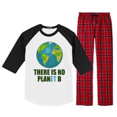 There is No Plan B Celebrate Earth Day Raglan Sleeve Pajama Set