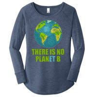 There is No Plan B Celebrate Earth Day Women's Perfect Tri Tunic Long Sleeve Shirt