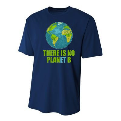 There is No Plan B Celebrate Earth Day Youth Performance Sprint T-Shirt