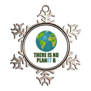 There is No Plan B Celebrate Earth Day Metallic Star Ornament