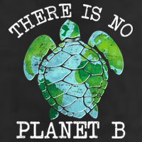 There is No Planet B Earth 7 Panel Mesh Trucker Snapback Hat