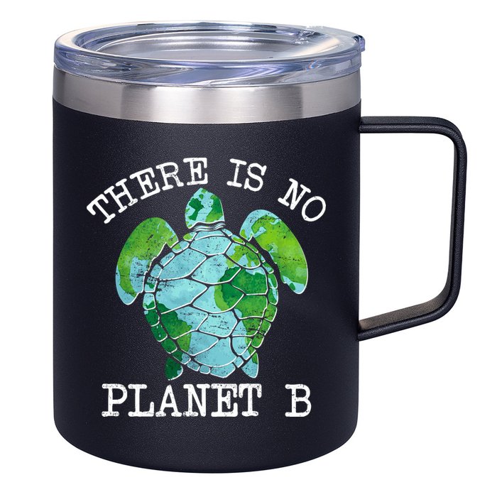 There is No Planet B Earth 12oz Stainless Steel Coffee Mug