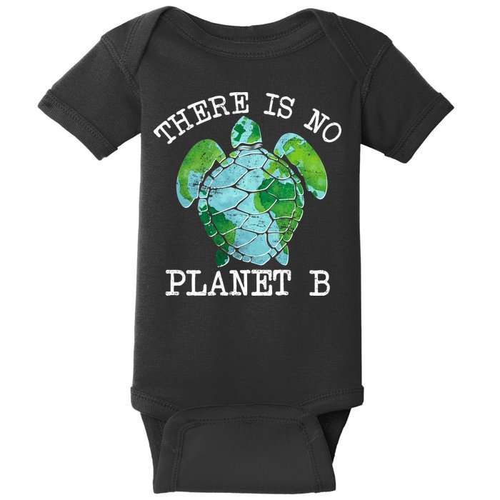 There is No Planet B Earth Baby Bodysuit