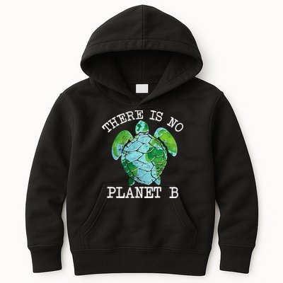 There is No Planet B Earth Kids Hoodie