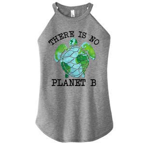 There is No Planet B Earth Women's Perfect Tri Rocker Tank