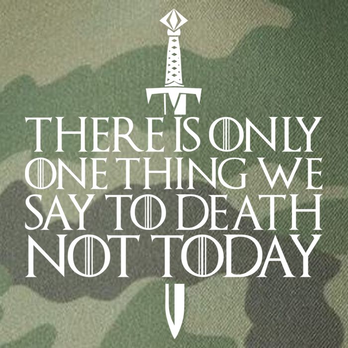 There Is Only One Thing We Say To Death Not Today Legacy Tie Dye Trucker Hat
