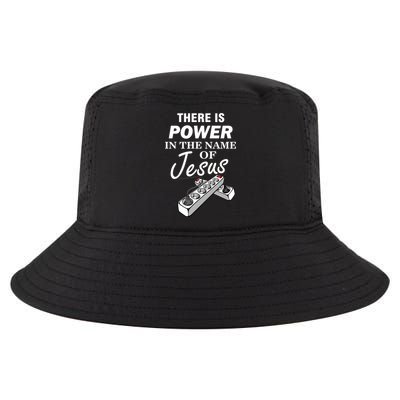 There Is Power In The Name of Jesus Cool Comfort Performance Bucket Hat