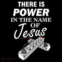 There Is Power In The Name of Jesus Flexfit Unipanel Trucker Cap