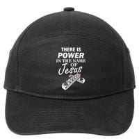 There Is Power In The Name of Jesus 7-Panel Snapback Hat