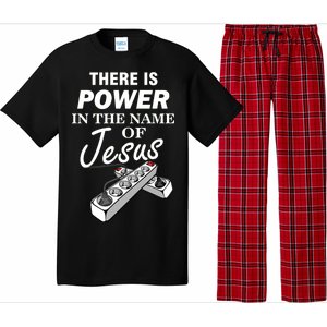 There Is Power In The Name of Jesus Pajama Set