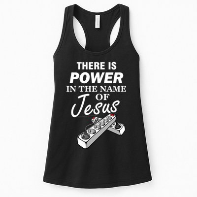 There Is Power In The Name of Jesus Womens Tank Top