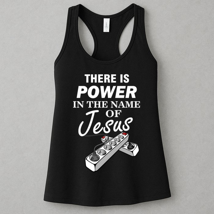 There Is Power In The Name of Jesus Womens Tank Top
