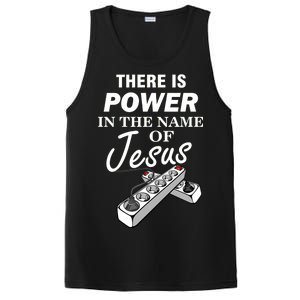 There Is Power In The Name of Jesus PosiCharge Competitor Tank