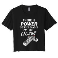 There Is Power In The Name of Jesus Crop Top