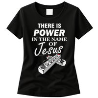 There Is Power In The Name of Jesus Womens T-Shirt