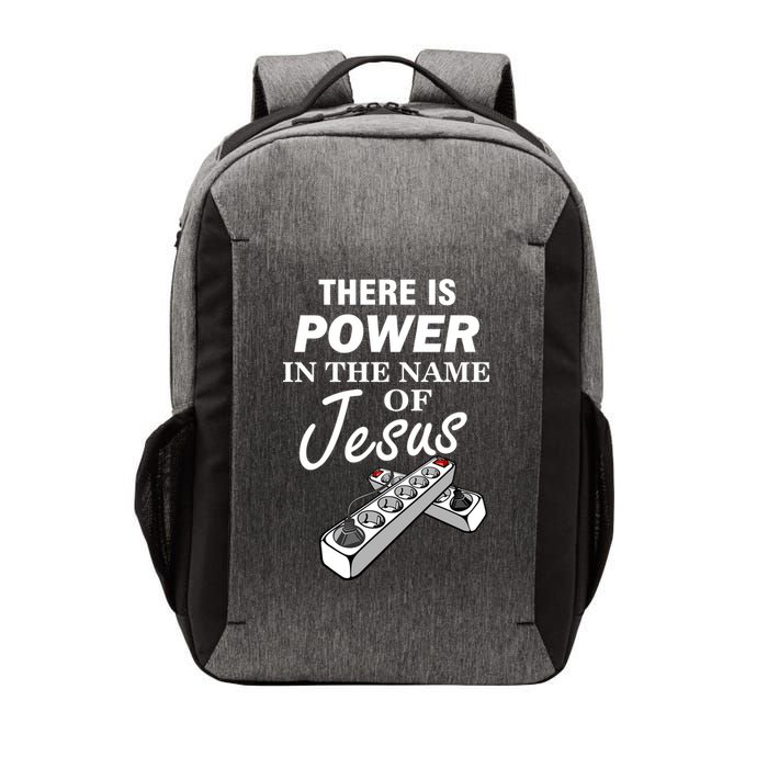 There Is Power In The Name of Jesus Vector Backpack