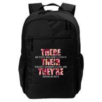 There Their They're Grammar Lessons Backpack