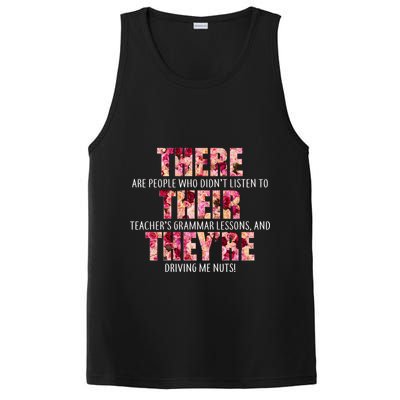 There Their They're Grammar Lessons PosiCharge Competitor Tank