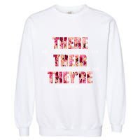 There Their They're Grammar Lessons Garment-Dyed Sweatshirt