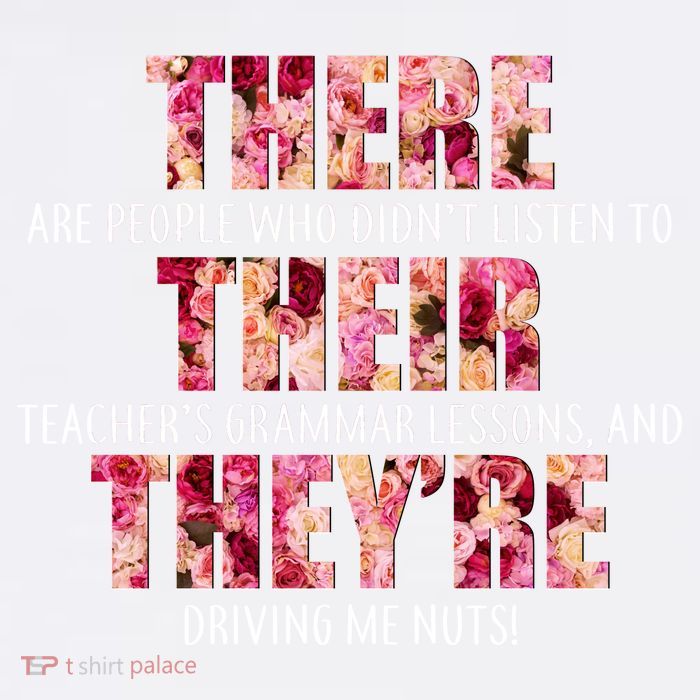 There Their They're Grammar Lessons Garment-Dyed Sweatshirt