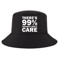 There's 99 Percent Chance I Don't Care Cool Comfort Performance Bucket Hat