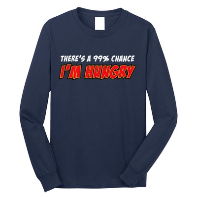 There's a 99% Chance I'm Hungry Long Sleeve Shirt