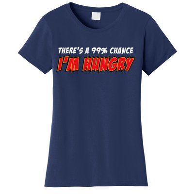 There's a 99% Chance I'm Hungry Women's T-Shirt