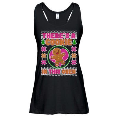 There's A Cookie In This Oven Ladies Essential Flowy Tank