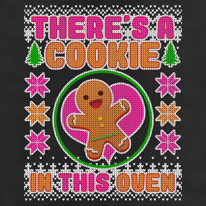 There's A Cookie In This Oven Crop Fleece Hoodie