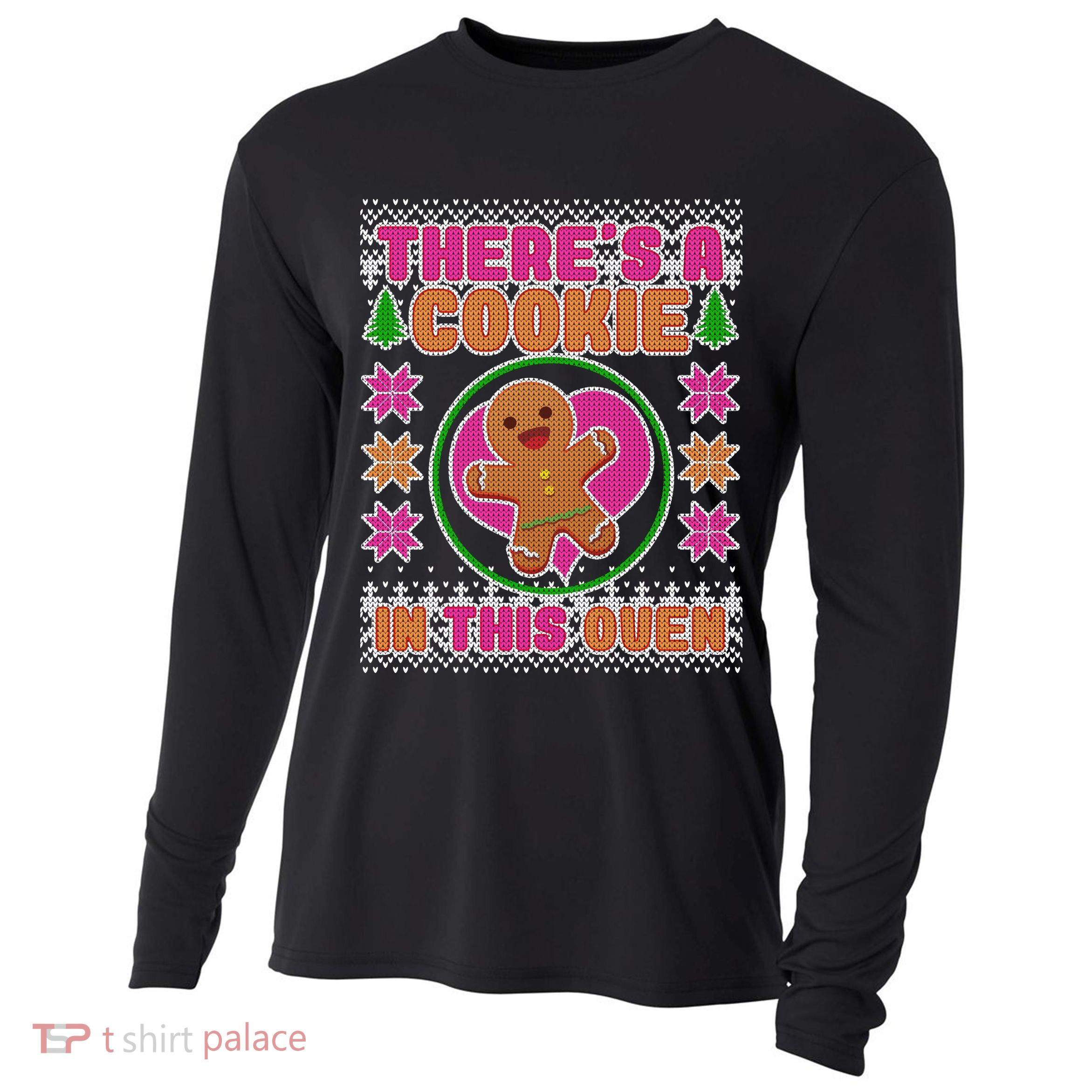 There's A Cookie In This Oven Cooling Performance Long Sleeve Crew