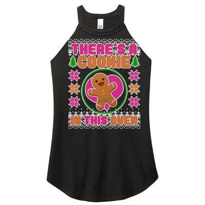 There's A Cookie In This Oven Women’s Perfect Tri Rocker Tank