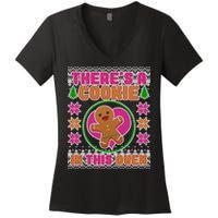 There's A Cookie In This Oven Women's V-Neck T-Shirt