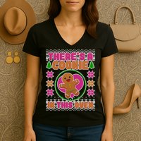 There's A Cookie In This Oven Women's V-Neck T-Shirt