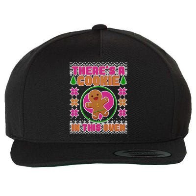 There's A Cookie In This Oven Wool Snapback Cap