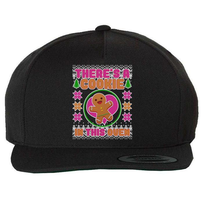 There's A Cookie In This Oven Wool Snapback Cap