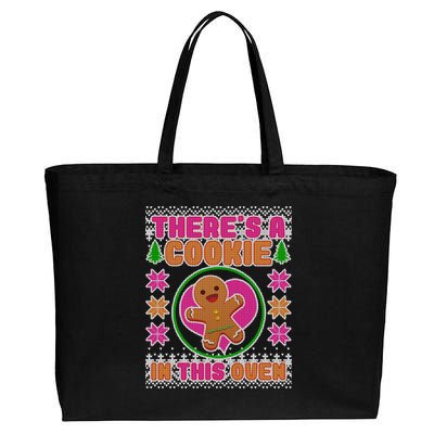 There's A Cookie In This Oven Cotton Canvas Jumbo Tote