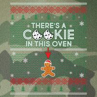 There's A Cookie In This Oven Ugly Christmas Sweater Legacy Tie Dye Trucker Hat