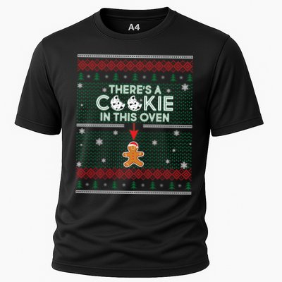 There's A Cookie In This Oven Ugly Christmas Sweater Performance Shirt
