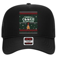 There's A Cookie In This Oven Ugly Christmas Sweater Trucker Hat