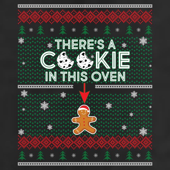 There's A Cookie In This Oven Ugly Christmas Sweater Trucker Hat