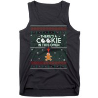 There's A Cookie In This Oven Ugly Christmas Sweater Tank Top