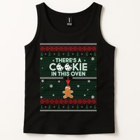 There's A Cookie In This Oven Ugly Christmas Sweater Tank Top