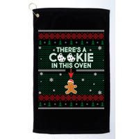 There's A Cookie In This Oven Ugly Christmas Sweater Golf Towel