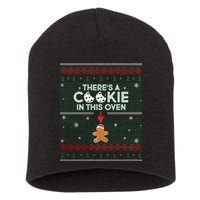 There's A Cookie In This Oven Ugly Christmas Sweater Short Acrylic Beanie