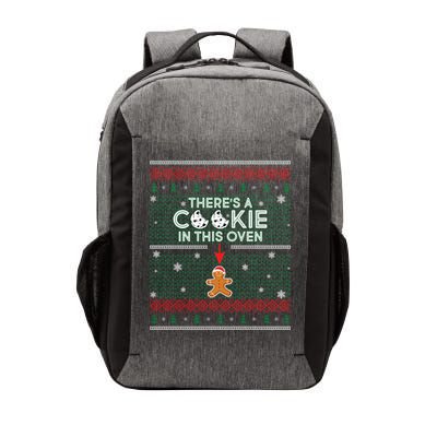 There's A Cookie In This Oven Ugly Christmas Sweater Vector Backpack